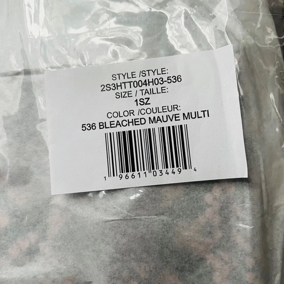 *NEW* MARC JACOBS-SNAKE EMBOSSED LEATHER MICRO TOTE COLOR BLEACHED MAUVE-MULTI - Picture 6 of 7